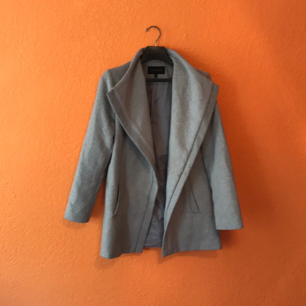 Grey Harvé Bernard winter coat.